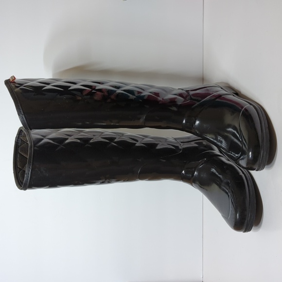 Hunter Shoes - Hunter Sandburst Savoy Tall Rainboots woman's size 10